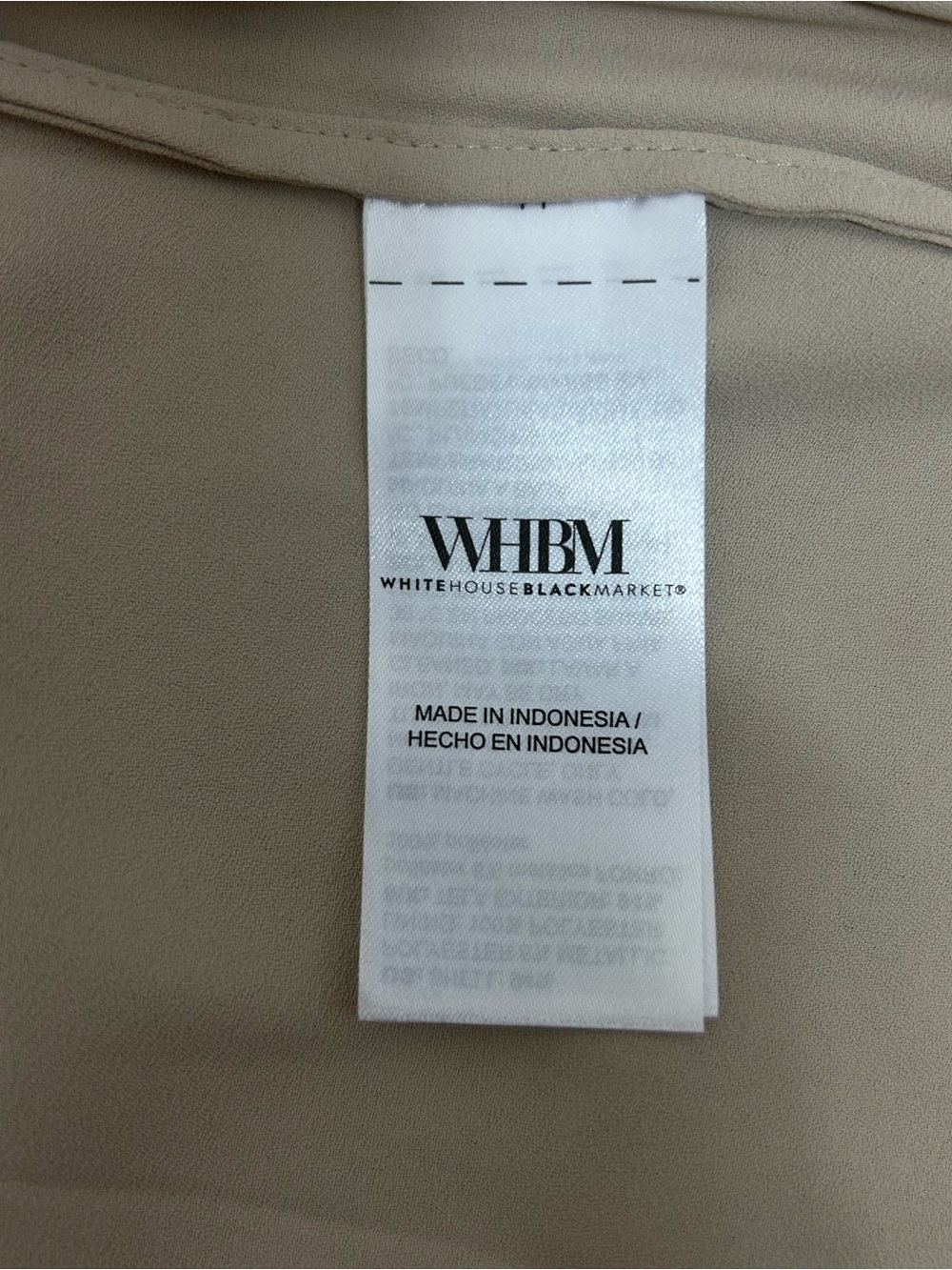 White House Black Market Cream and Black Patterned Maxi Dress with Gold Thread - Picture 6 of 8